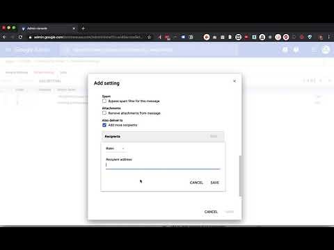 How to set up email forwarding in GSuite