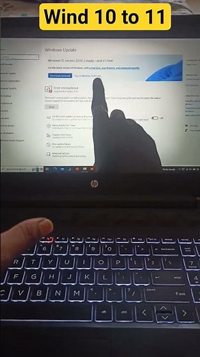 Upgrade windows 10 to 11 without Data loss| No Pendrive #shorts
