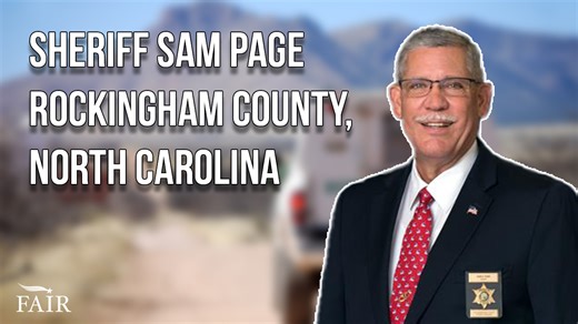 Rockingham, North Carolina Sheriff Sam Page on the state's House and Senate vote to override Governor Cooper’s (D) veto of House Bill 10 which requires state and local law enforcement to honor immigration detainers. | FAIR