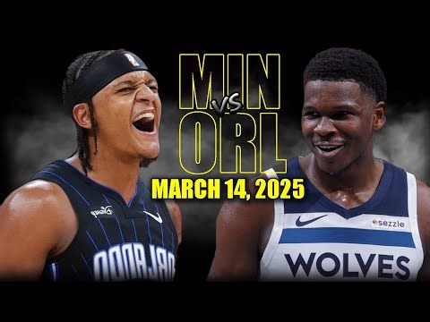 Minnesota Timberwolves vs Orlando Magic Full Game Highlights - March 14, 2025 | NBA Regular Season