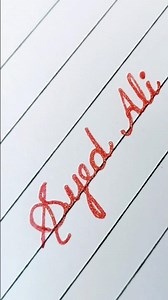 Syed Ali😍❤️Comment Your name goodand neat handwriting#goodhandwriting#cursivehandwriting
