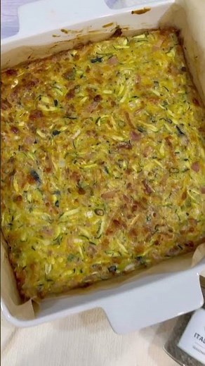 Zucchini and Bacon Slice