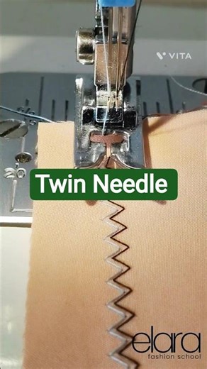 ✨How to use TWIN NEEDLE✨ | Usha janome Tutorial.