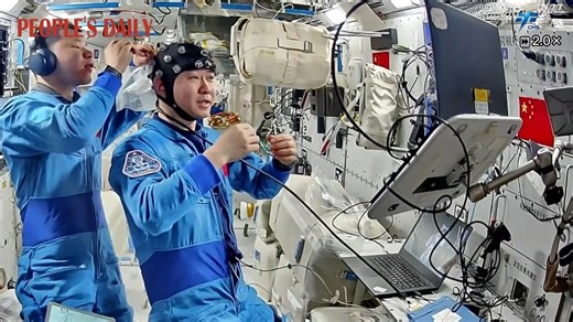 20K views · 1.4K reactions | After more than five months in orbit, China's Shenzhou-20 crew continues their tasks in an orderly manner, conducting space science experiments, emergency rescue training, and equipment inspection and maintenance. | China Science | Facebook