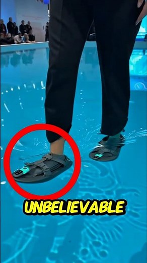 The First Ever Water Walking Shoes😱👀