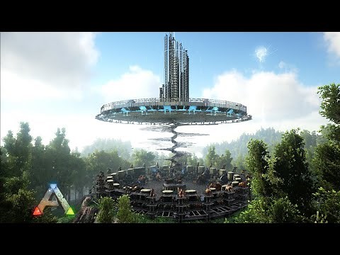 ARK: Survival Evolved - Giant Spiral Tek Base (Speed Build)