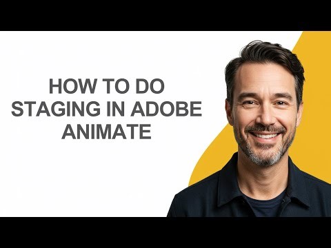 How to Do Staging In Adobe Animate - KevinHowTo