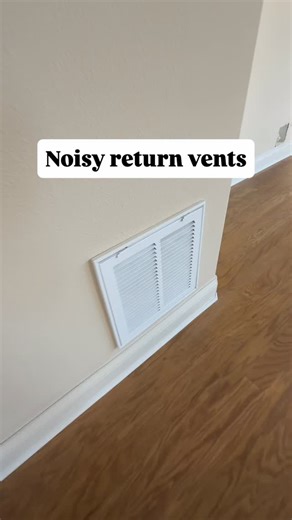 Brantley May | Noisy return vents are often a sign of excessive restriction in the return duct system. That noise isn’t just annoying — it’s a symptom of... | Instagram