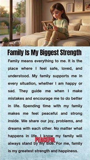 My Family | English Reading and Listening Practice #Learnenglish #Englishpractice