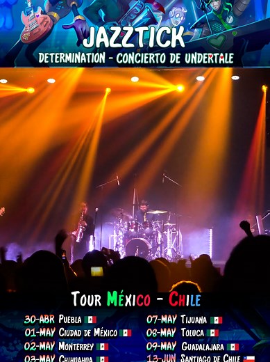 Conciertos de Undertale en México: Entradas y Fechas