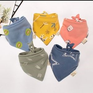 [Hot Item] Private Label Baby Bib Bandana Teething Organic Cotton Baby Bibs