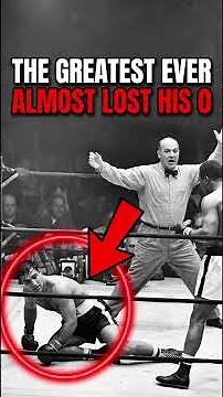 The Greatest of All Time Almost Lost His Perfect Record 😱🥊
