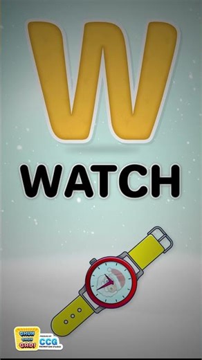 W for Watch ⌚ | Learn Letter W 🔤 | Alphabet Song & Phonics for Kids