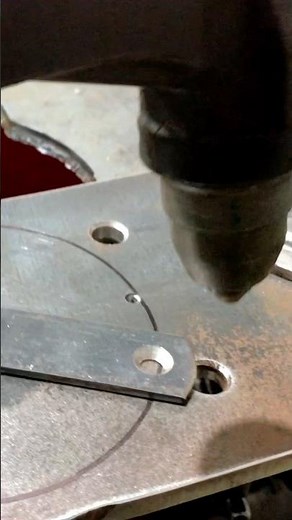 Plasma Cutting Hack 💥 Cut the perfect circle!
