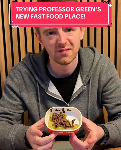 Trying Professor Green's New Fast Food Shop in Glasgow
