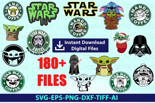 Starwars SVG, Star Wars Logo Bundle, Star Wars Png, Star Wars Clipart, SVG-Dateien für Cricut, Darth Vader SVG, Mandalorian SVG, SVG-Dateien - Etsy.de