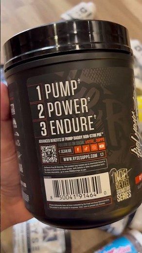 Unleash insane pumps with Ryse Pump Daddy V2 💥 — the ultimate non-stim pre-workout
