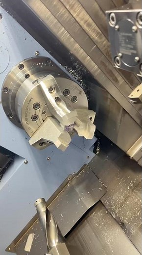 Quick Dry Run - Program Test ✅ #cnc #cncmill #cnclathe #machinist #machineshop #cncturning