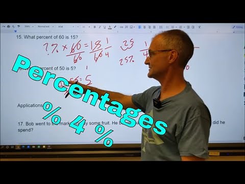 Foundations of Math #4, Percentages