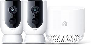 Kasa Smart Home Security Camera System Wireless Outdoor & Indoor Camera by TP-Link, 1080P HD with Siren, Night Vision, Battery Rechargeable, Magnetic Wall Mount, Works w/Alexa & Google Home (KC300S2)