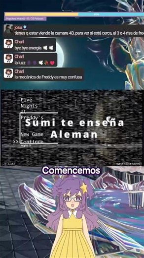 Funf funf (5) 🤩✋🏻 #Sumiypuguitos #vtuber #Streaming #fnaf #cutevoice