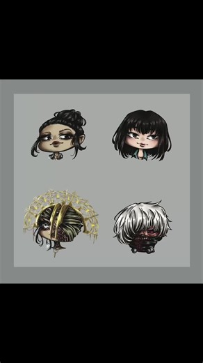 De nouveaux porte clé à venir ! Jane, Feng Min, The plague et The ghoul #chibi #deadbydaylight #fanart #tokyoghoul #killer