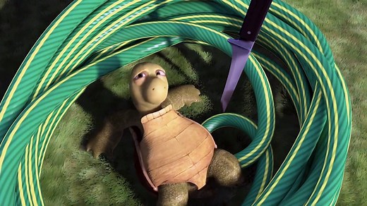 Over the Hedge movie clip - Turtle Pinball
