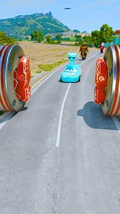 Weird Rides & Insane Cars VS GIANT Iron Man Legs Bollard Trap Crash in BeamNG.drive #beamngdrive #beamng #usagaming #beamngdrive #bollard #gaming #reels #drivingsimulation #gamingreelsvideo #gamingreels #RealisticCrash | Franqi Drive
