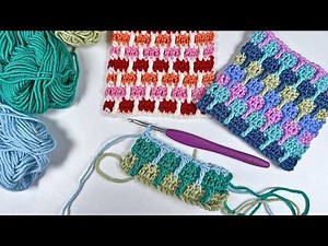 How to Crochet Brick Stitch
