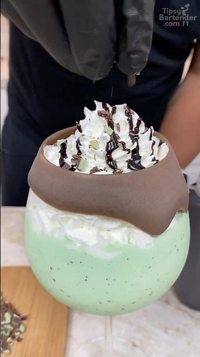 Frozen Grasshopper #cocktail
