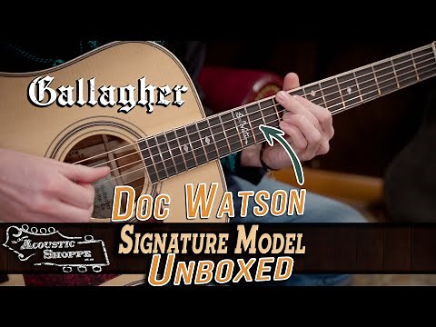 NEW Gallagher Doc Watson Signature Model | Acoustic Guitar Review
