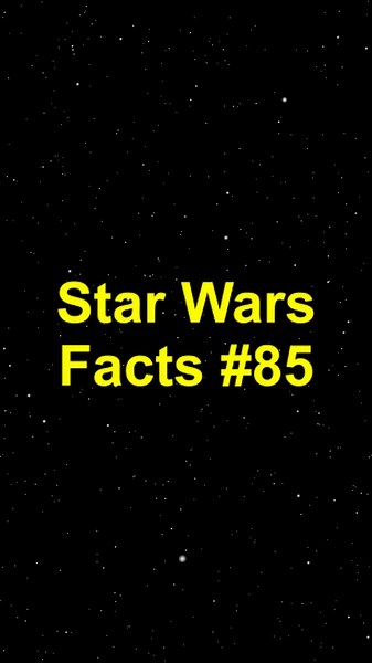 Star Wars Facts #85