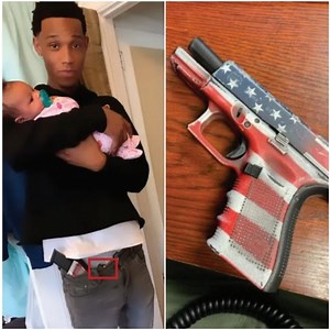 Rapper Lil Mello arrested after feds find gun painted like American flag