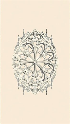 Gothic Rose Window Art