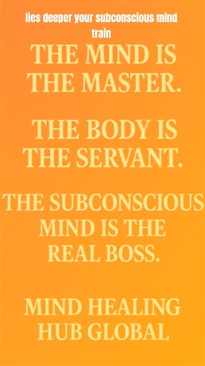 Mind vs Body: Who is the real master? | Mind Healing Hub Global🌿🌸 #innerpower #selfconsciousness