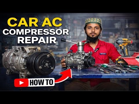 Car Ac Compressor Repair || Ac Bearing Change || Step By Step Guide