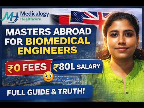 Masters in Biomedical Engineering Abroad 🌍 | Fees, Salary, Jobs & Scholarships