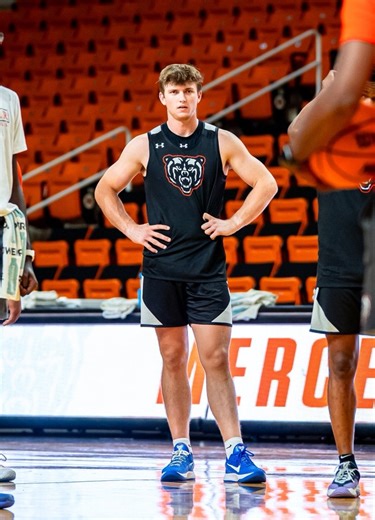 Brady is back for year two in the black & orange. #GoBears | Mercer Basketball