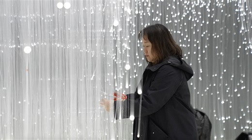 9.6K views · 34 reactions | For the first time, Japanese artist Chiharu Shiota is bringing her creativity to the Chinese capital. Beijing's Red Brick Art Museum has organized a solo exhibition showcasing some of the artist's most recent works. #ChinaTravel #Beijing #Art #Artist https://news.cgtn.com/news/2025-03-24/Japanese-artist-Chiharu-Shiota-s-solo-exhibition-opens-in-Beijing-1C0bJzTLgf6/p.html | China Plus Culture | Facebook