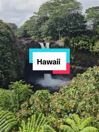 Rainbow Falls in Hilo Hawaii. Go see the morning rainbows in it's mist. Wailuku River State Park #waterfall #hawaii #bigisland #island #draft