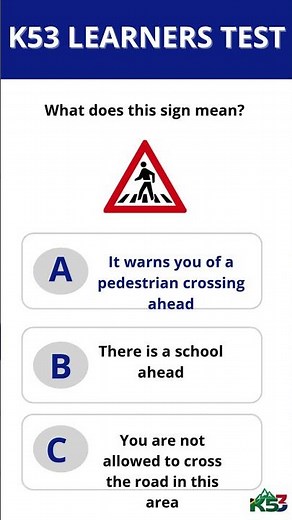 K53 Road Signs and Questions #shorts