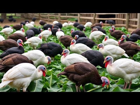 Turkey Farming Update On The Newly Built Turkey Farm | No mortality, No Sickness