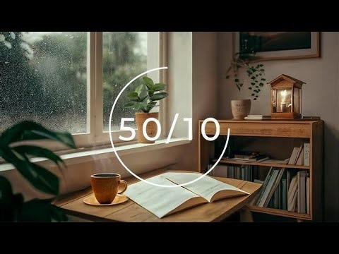 Pomodoro Study Timer With Library Sound & Library Ambience Focus Music || library Study