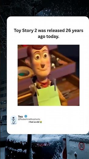 Toy Story 2 was released 26 years ago today.