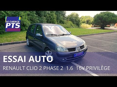 TEST - RENAULT CLIO 2 PHASE 2 1.6 16V PRIVILÈGE