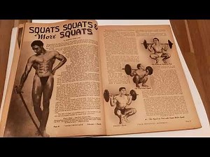 Your Physique magazine 1946 April Part C, Ed Theriault, Golden era Squat programs & The Muscle Wars!