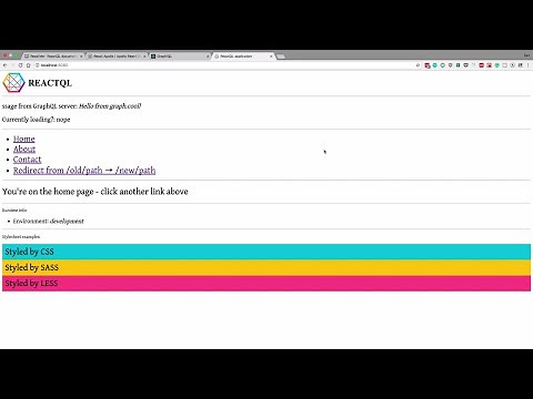 Connect Server to React GraphQL Starter Kit