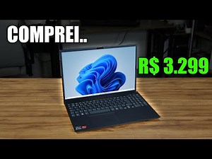 COMPREI O NOTEBOOK VAIO COM RYZEN 7 POR 3.200 REAIS E REALMENTE É BOM