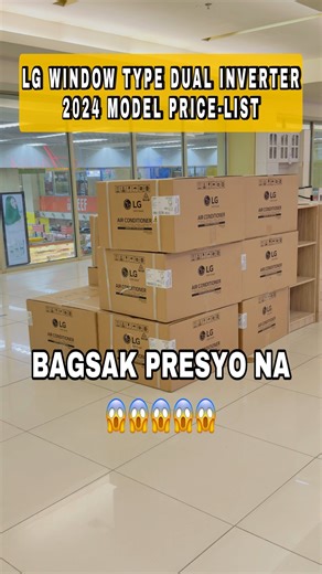 LG 2024 MODEL WINDOW TYPE DUAL INVERTER. | Crusher-V Appliances Trading