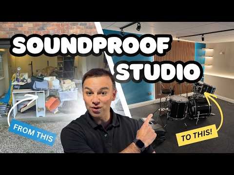 Soundproof Studio for Drums #soundproofing